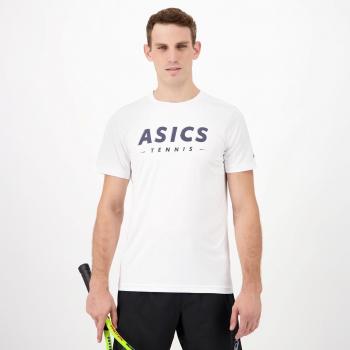 ASICS Tennis Shirt met Grafische Court Print