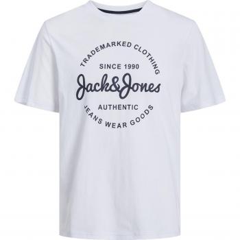 Camiseta de manga corta Jack & Jones Forest para niño, estampado blanco