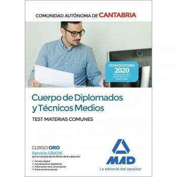 Cuerpo de diplomados y técnicos medios de la administración de la comunidad autónoma de cantabria. Temario de materias comunes vol.