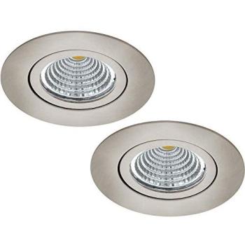 Looped Metallic 6W LED Recessed Lighting Pair