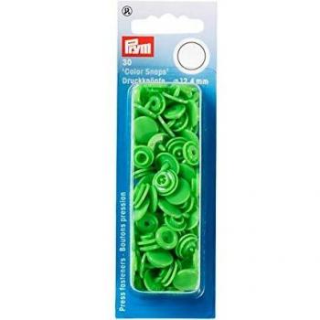 Prym 393114 Light Green Snap Buttons 12.4 mm