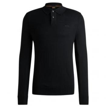 BOSS Herren Strickpullover mit Wolle AVAC PL – Regular Fit