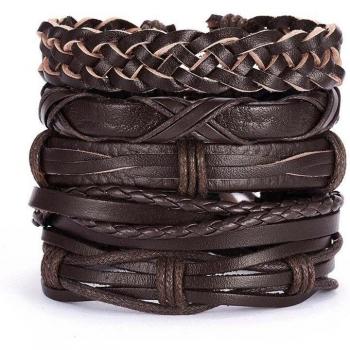 Vintage Multilayer Leather Bracelet for Men