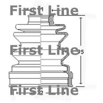 First Line CV Joint Boot Kit with Bellow, Model FCB2546