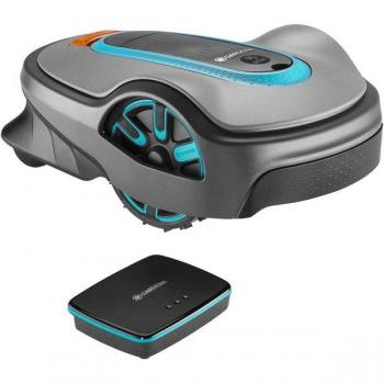 Gardena Smart SILENO Free 1200 GPS AI Mower – 5 Ah Battery Charger