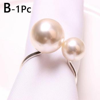 Porte-Serviette en Perles Chic