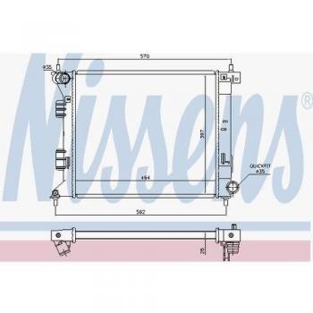 Sistema de Enfriamiento del Motor Nissens 66775 – Hyundai i30 Coupé