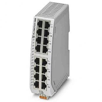 Phoenix Contact FL SWITCH 1016N Switch Ethernet industriale Non gestito L2 Fast Ethernet (10/100) Grigio (1085255)