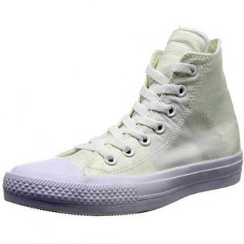 Converse AS Hi Can charcoal 1J793 Unisex-Erwachsene Hohe Sneaker, Bianco