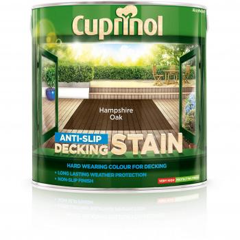 5L CUPRINOL A/S DECK STAIN HAMPSHIRE OAK