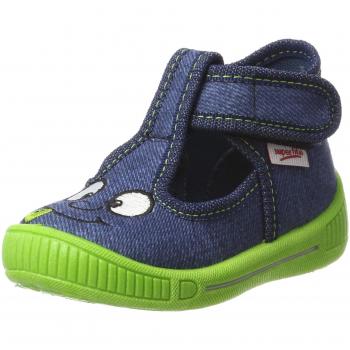 Superfit Bully Hi-Top Slippers for Boys in Blue (Water 87, 3UK)