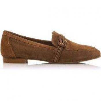 Zapatos de Mujer MTNG MOCASIN CAMILLE PIEL SERRAJE ADORNO NUDO MUSTANG MARRóN