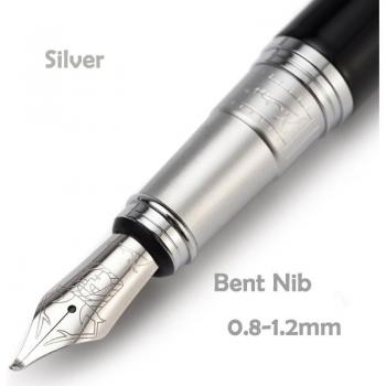 Stylo à plume Picasso 906 Athènes Dynastie, Noir avec Capuchon Doré/Argent