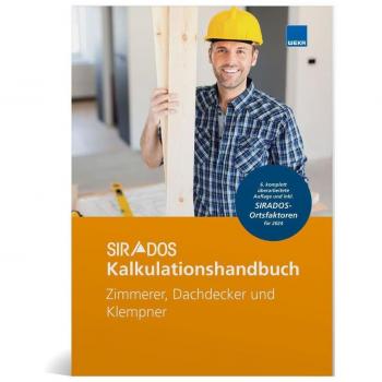 SIRADOS Kalkulationshandbuch Zimmerer Dachdecker und Klempner