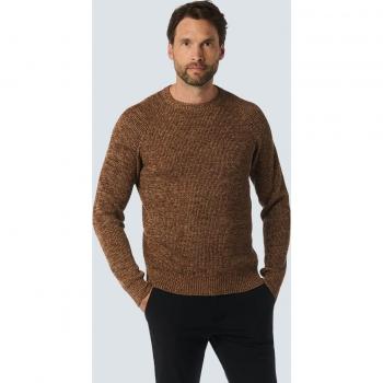 NO EXCESS Strickpullover, in melierter Optik (mit Rippstruktur)
