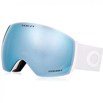 Oakley Flight Deck 705037 0 Herren-Sportbrille, Weiß (Factory Pilot)