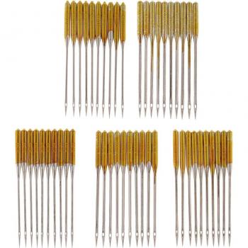 10Pcs Heavy Duty Sewing Machine Needles for Leather and Jeans