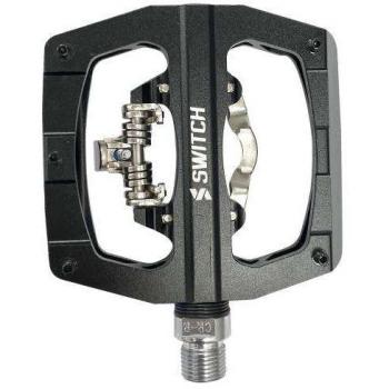Unisex 90×90 mm Noir Switch CNC Aluminum Pedals – Shimano SPD