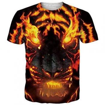 Raisevern Estivi 3D Gatto Stampa Unisex T-Shirt Cool