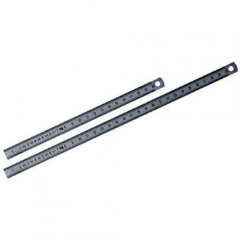 Metro curvo in acciaio liscio, 13 mm di larghezza x 2 metri, Outifrance