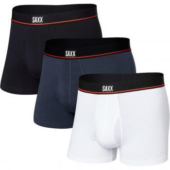 Pack de bóxer Saxx Non-Stop Stretch para hombre en negro, azul y blanco