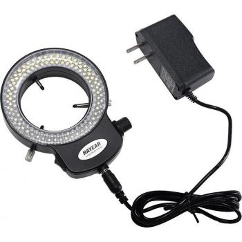 Microscope stéréo 144 LED avec caméra et adaptateur 110 V-240 V