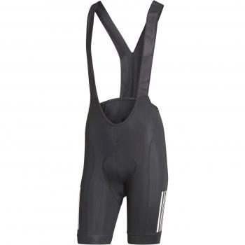 Black Essentials 3-Stripes Padded Cycling Bib Shorts