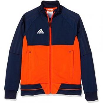 Adidas Junge Tiro 17 Polyester‑Jacke – Collegiate Navy/Energy/White, Größe 140
