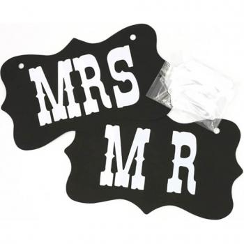 Commemorative MR & MRS Photo Props
