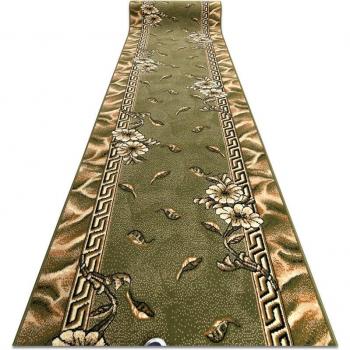 RugsX BCF Trio Green Runner 90 cm x 450 cm