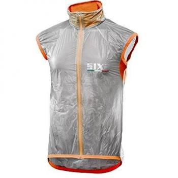 Chaleco Cortavientos Unisex SIX2 Naranja