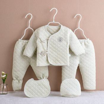 5 pièces de vêtements d'hiver en coton pour bébé