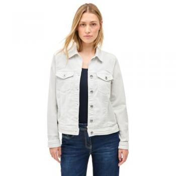 Cecil Gris Veste Rayée pour Femme XXL