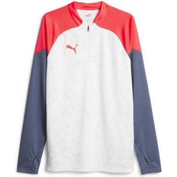 Puma IndividualCup Herren Top mit 1/4 Reißverschluss, Weiß, XXL