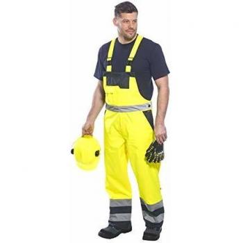 Peto de trabajo bicolor con tiras ajustables