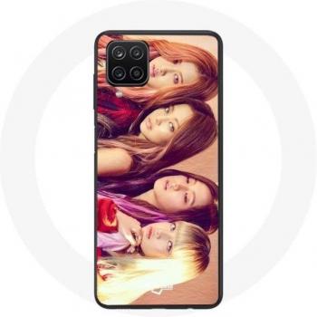 Blackpink Group Case for Samsung Galaxy A12 with Jisoo, Jennie, Lisa, and Rosé