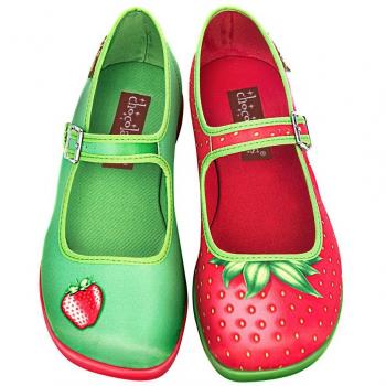 HCD 35 Hot Chocolate Design Erdbärchen Mary Jane Halbschuhe