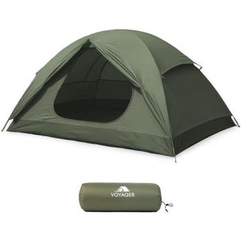 Verdant Venture 2‑Person Double Tent – Heavy‑Duty Waterproof, Windproof