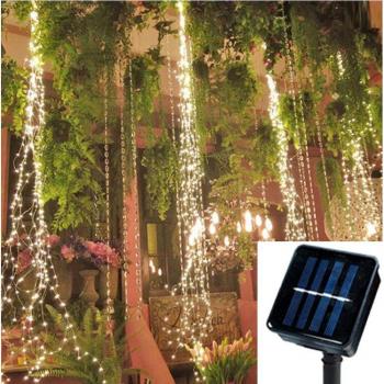 Solar Fairy String Lights with Vines