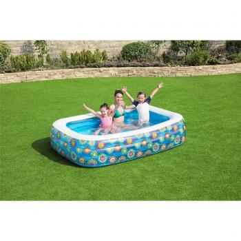Piscine Gonflable pour Enfants Bleu 229x152x56 cm Bestway