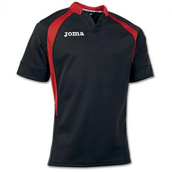 Joma Herren Rugby-Top Rot M/C Unisex 100173.106.4XS-3XS Schwarz-Rot