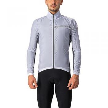Chaqueta cortavientos Castelli Squadra Stretch Azul