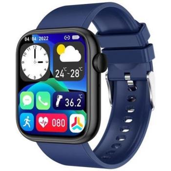 EKO Smartwatch 5.2 Blu Marine, interno a memoria, cinturino silicone
