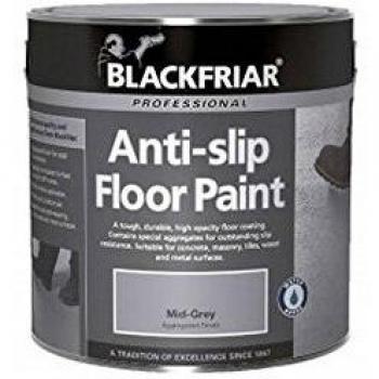1 Liter of White Tough & Durable Anti-Slip Floor Paint from Blackfriar
