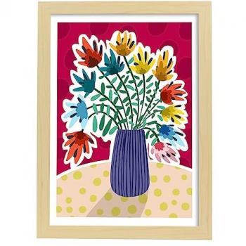 Arte Deco: Flor sobre Jarrón Rizado