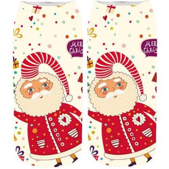 Estampado 3D de Calcetines Navideños para Chicas