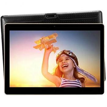 Tablet Android 10'' con processore quad-core, WiFi, Bluetooth, 4GB di RAM, 64GB di memoria interna, doppia SIM e 3G