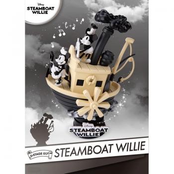 Figura Disney de Alta Calidad: Mickey y Minnie Steamboat Willie