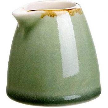 Olympia Kiln Series DA432 Milk Jugs in Moss Green, Set of Six (96ml)