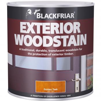 Blackfriar BKFTEWSGT1L Traditional Exterior Woodstain, 1 Litre, Golden Teak